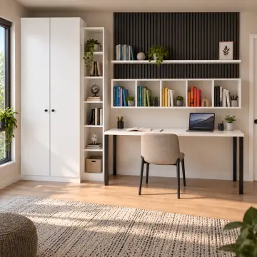 Dervonix H300 Haftalık Ders Gözlü Gardıroplu Çalışma Alanı
