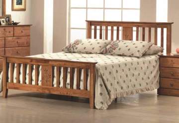 Aren Doğal Ahşap Karyola Çift kişilik 140x190 cm