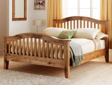 Honey Doğal Ahşap Karyola Tek kişilik 90x190 cm