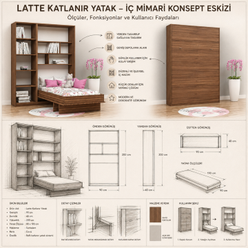 Latte Katlanır Yatak
