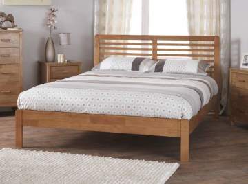 Andaç Doğal Ahşap Karyola Çift kişilik 140x190 cm