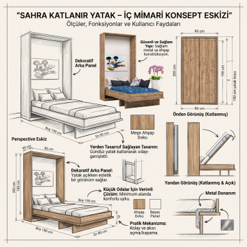 Sahra Katlanır Yatak
