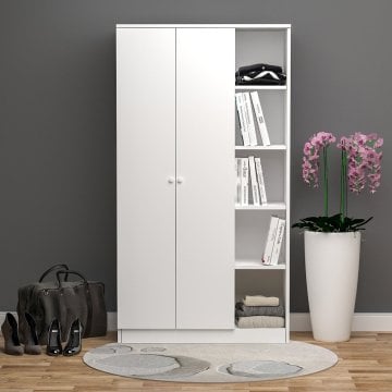 Nida 2 Kapılı 1 Raflı Gardırop
