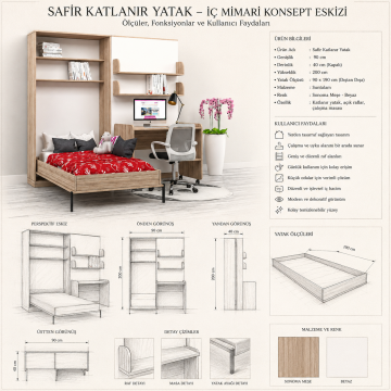 Safir Katlanır Yatak