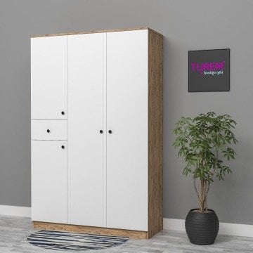 Mina 4 Kapılı 1 Çekmeceli Gardrop