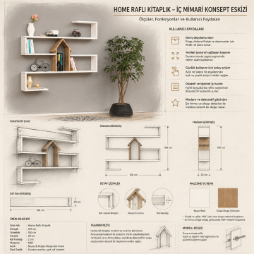 Home Raflı Kitaplık