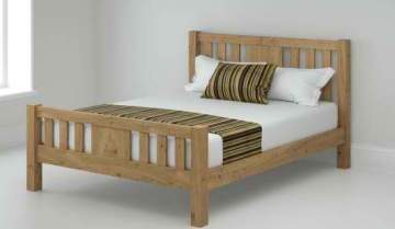 Ahenk Doğal Ahşap Karyola Çift kişilik 140x190 cm