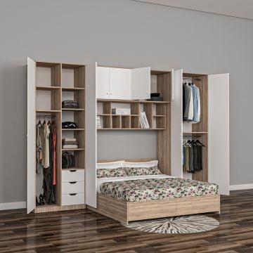 Moll Yatak Üstü Gardrop