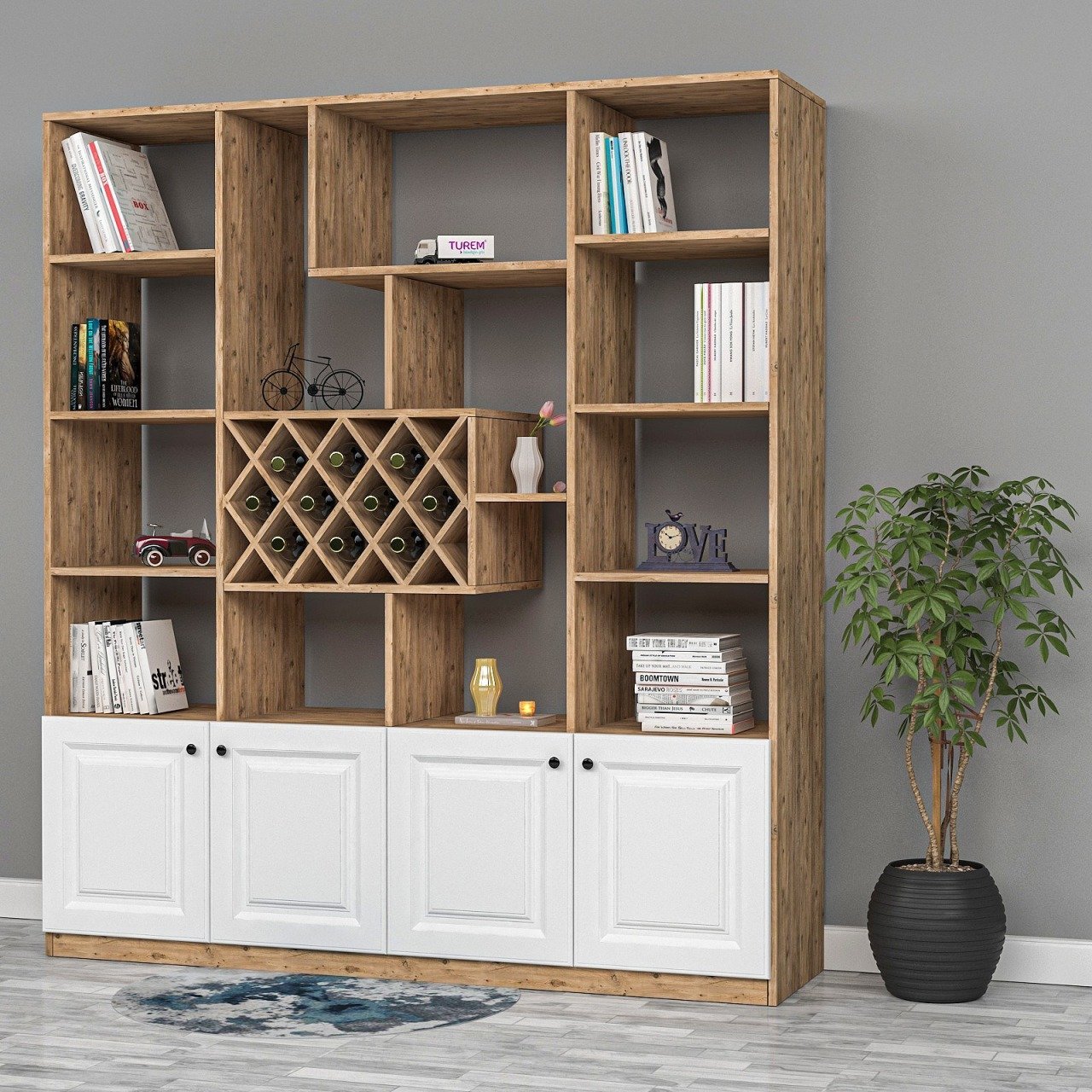 Cross Membran Kapak Kitaplık