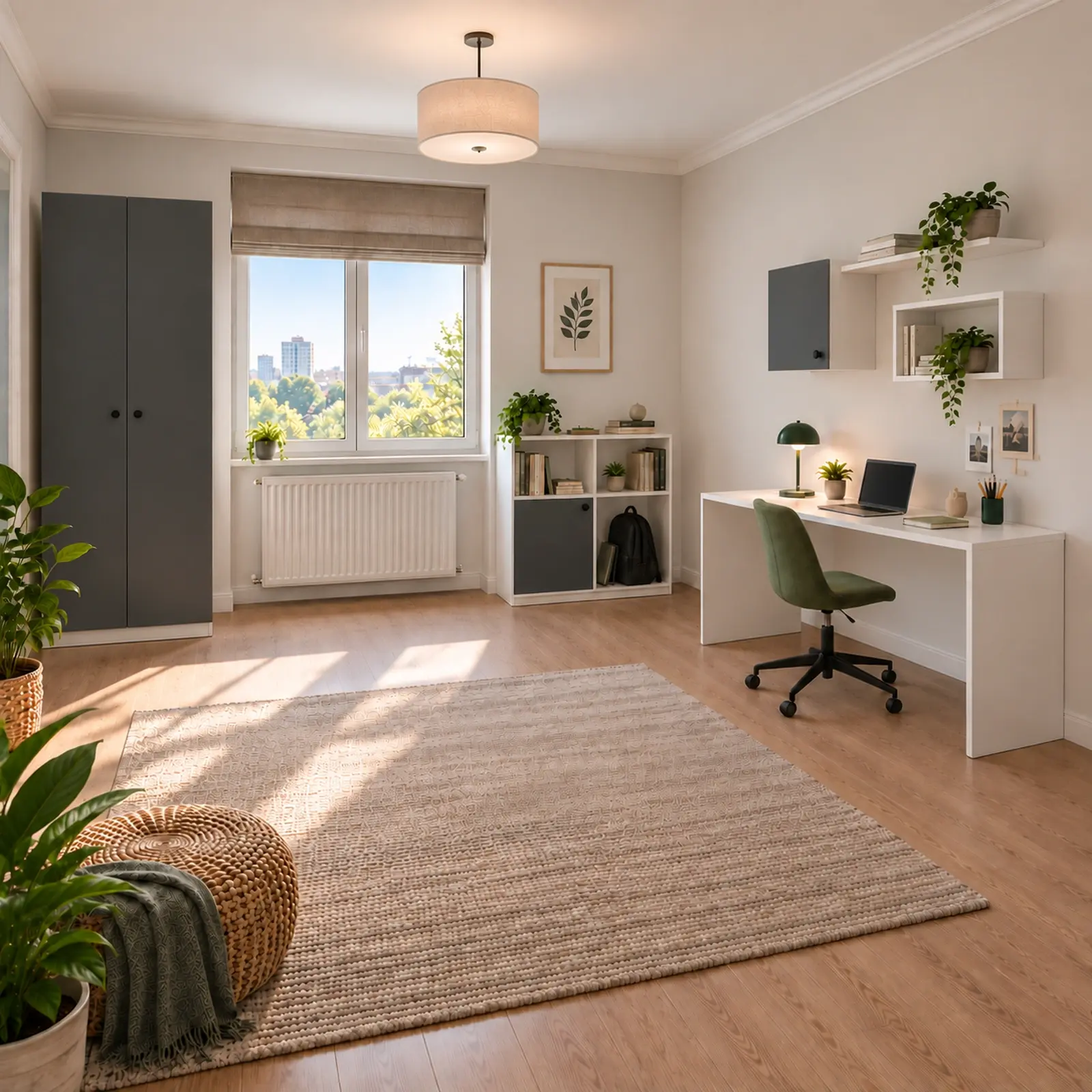 Radyelis R160 Radyatör Önü Açık Gardıroplu Çalışma Masası