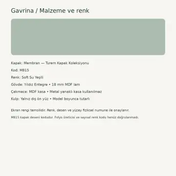 Gavrina Membran Çamaşır ve Kurutma Makinesi Dolabı 120 cm