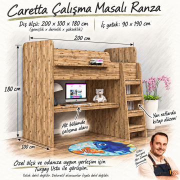 Caretta Çalışma Masalı Ranza