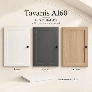 Tavanis A160 Membran Kapaklı Alçak Tavan İçin Gardıroplu Çalışma Masası