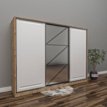 Moon Membran Sürgülü Gardrop