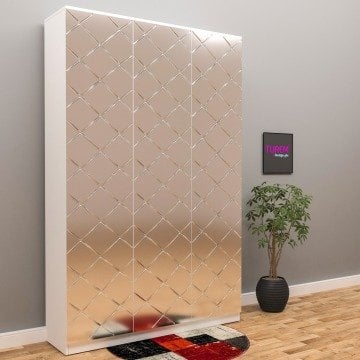 Lagina Aynalı Portmanto