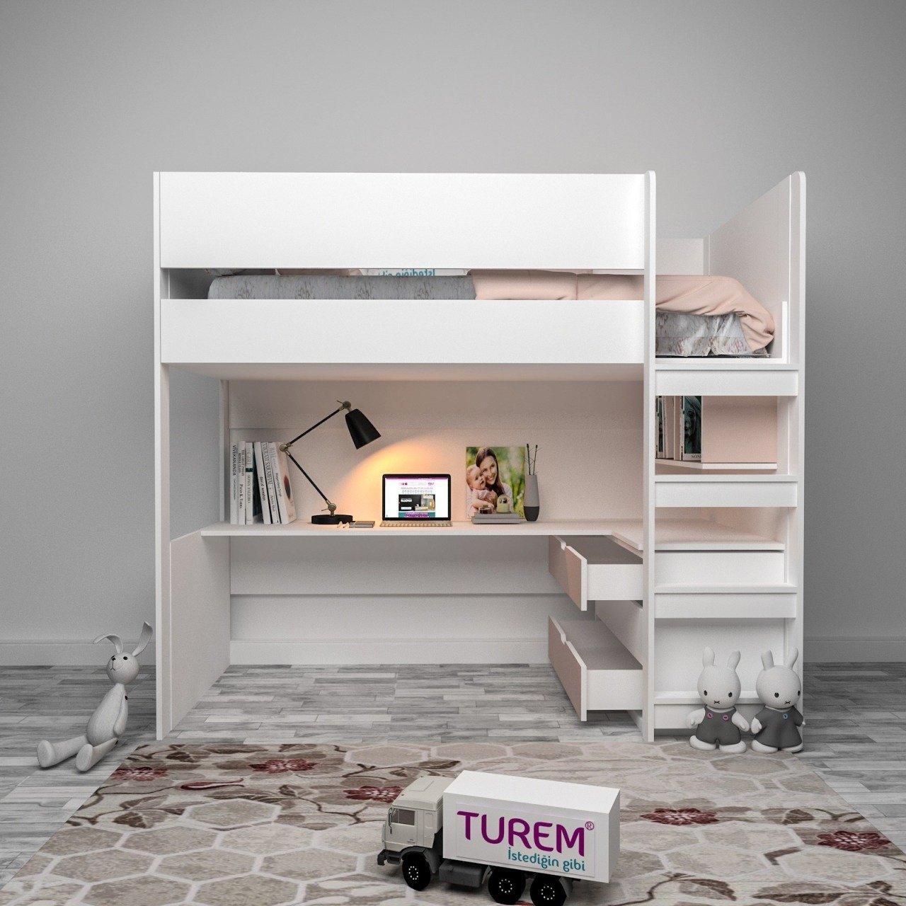 Alice Çalışma Masalı ve Şifonyerli Ranza