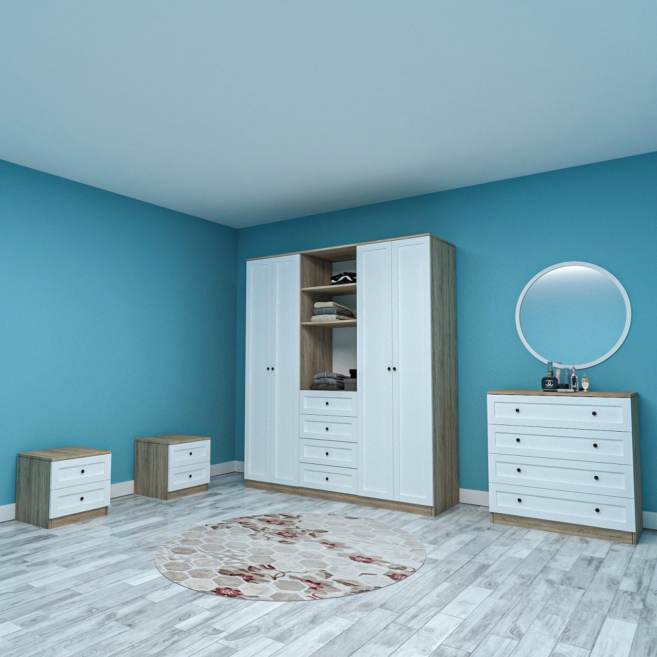 Loft Yatak Odası Takımı