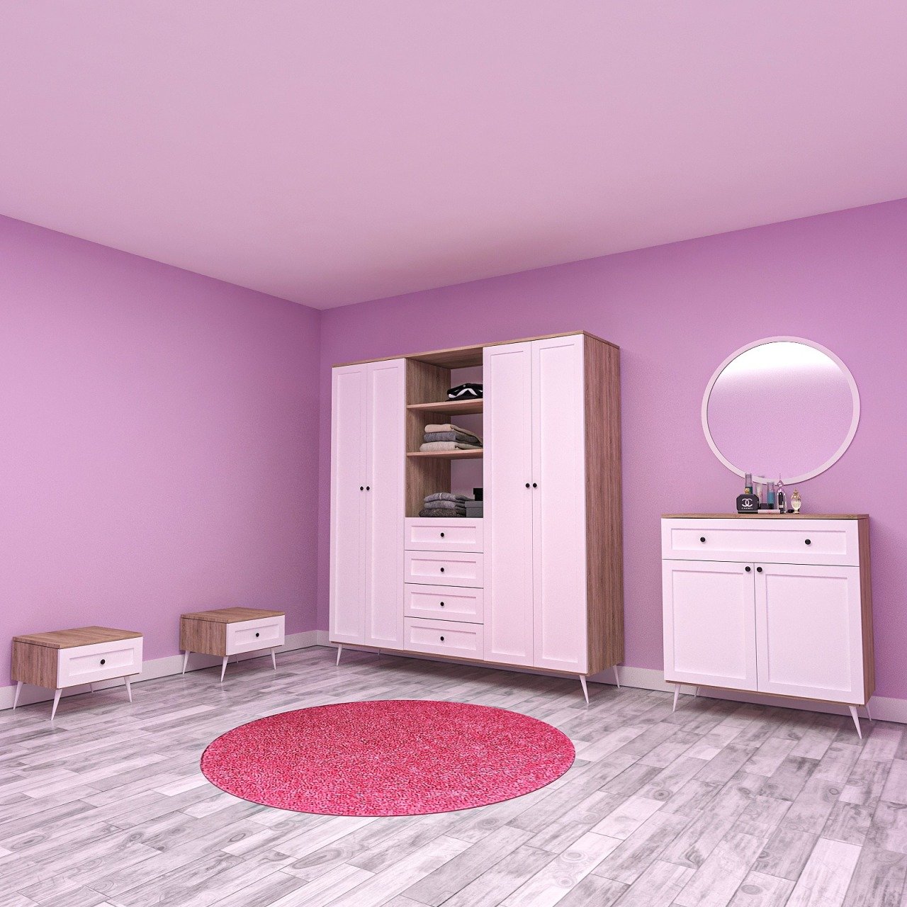 Retro Yatak Odası Takımı