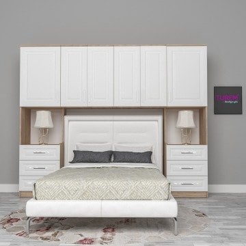 Manolya Yatak Üstü Gardrop Mdf