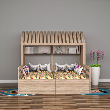 Bale Çatılı Montessori Yatak