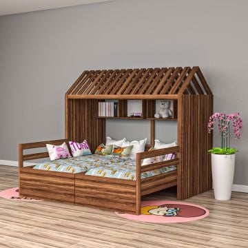 Bale Çatılı Montessori Yatak