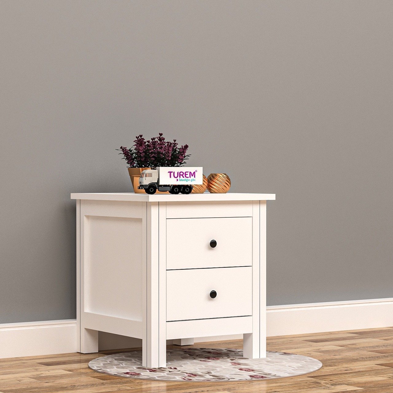 Max 2 Çekmeceli Komodin