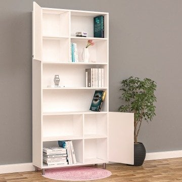 Cevher Dolaplı Kitaplık