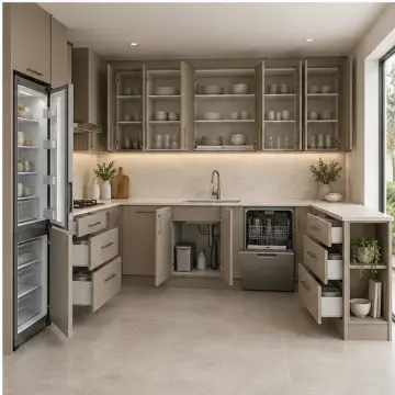 Saryena Vizon MDF U Mutfak Dolabı