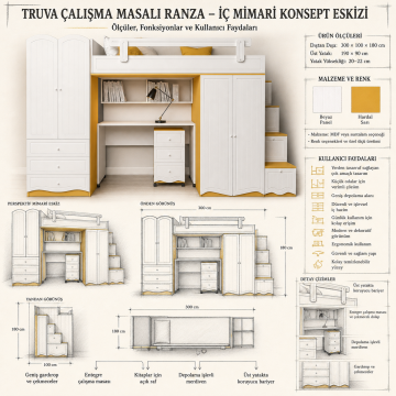 Truva Çalışma Masalı Ranza