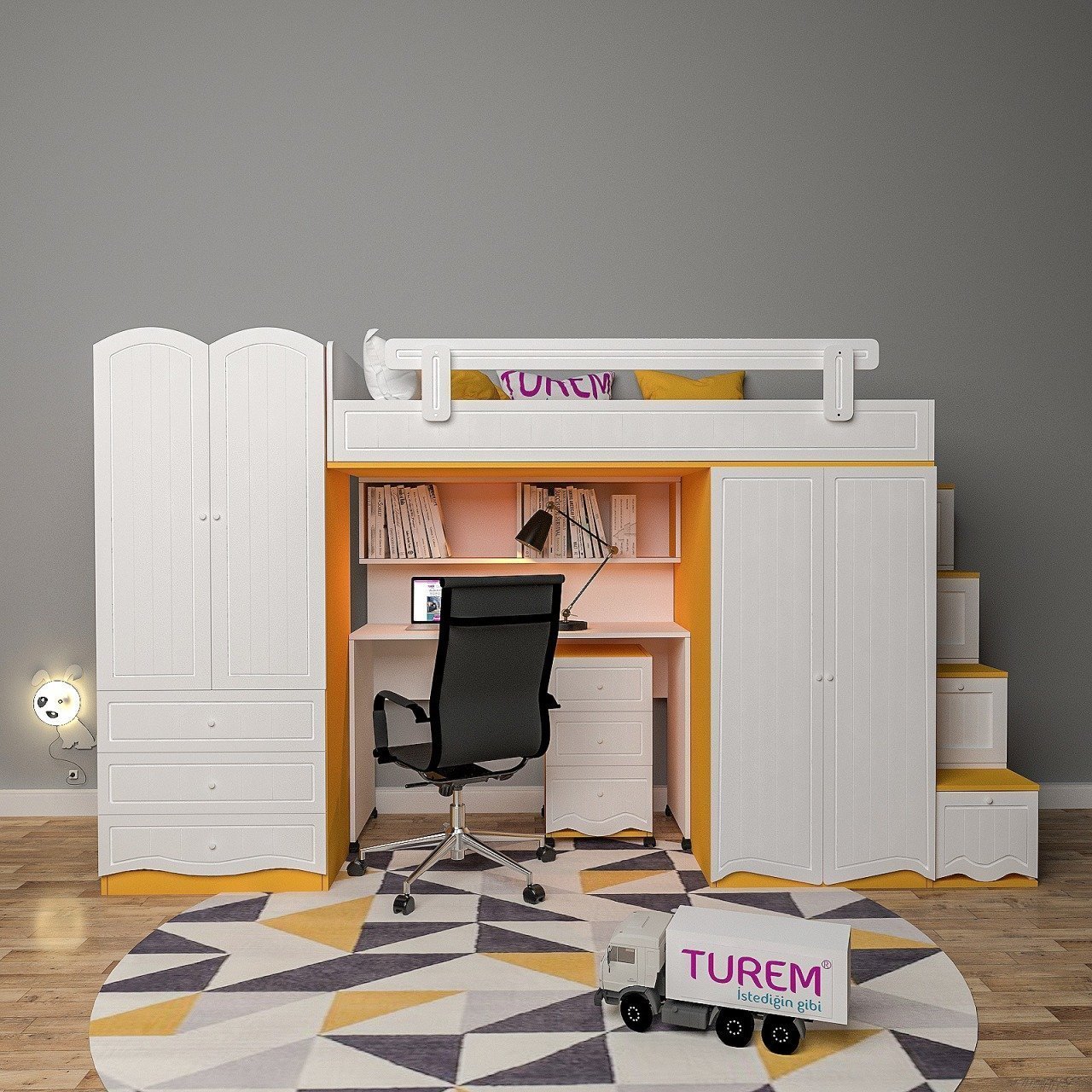 Truva Çalışma Masalı Ranza