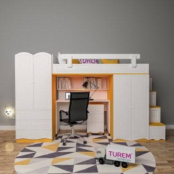 Truva Çalışma Masalı Ranza Suntalam - pembe