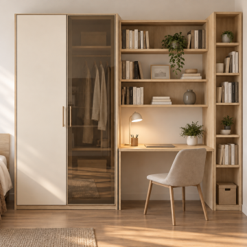 Seren 360 Yatak Üstü Açık Reflekte Camlı Genç Odası
