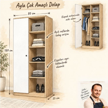 Ayla Çok Amaçlı Dolap