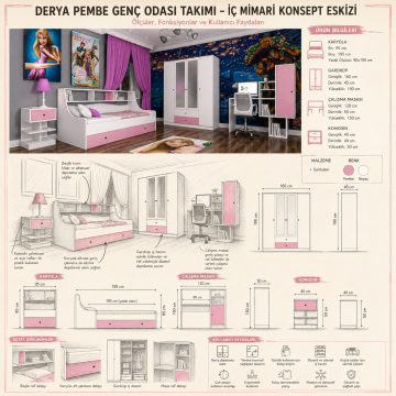 Derya Pembe Genç Odası Takımı