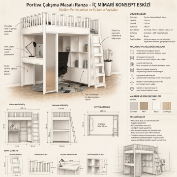 Portiva Çalışma Masalı Ranza