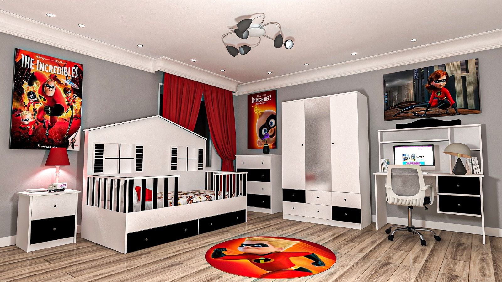 Livana Siyah Genç Odası Takımı