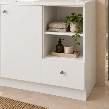 Velmira Düz MDF Banyo Dolabı 120 cm