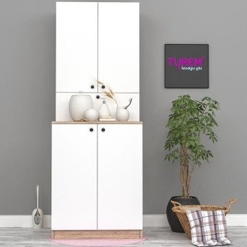 Mine Beyaz Banyo Dolabı