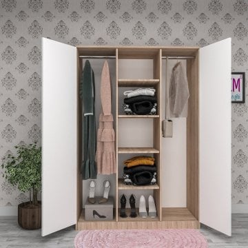 Mehtap 2 Kapılı 1 Raflı Gardırop