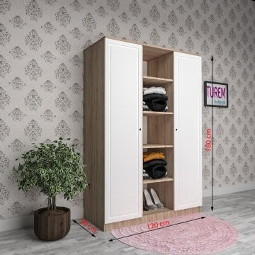 Mehtap 2 Kapılı 1 Raflı Gardırop