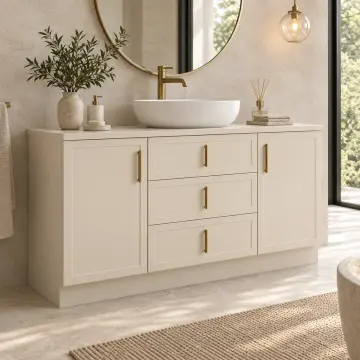 Ravelya Membran Banyo Dolabı 150 cm