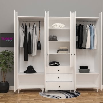 6 Kapılı Country Gardırop