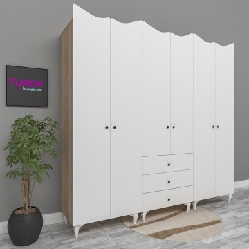 6 Kapılı Country Gardırop