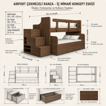 Airport Çekmeceli Ranza