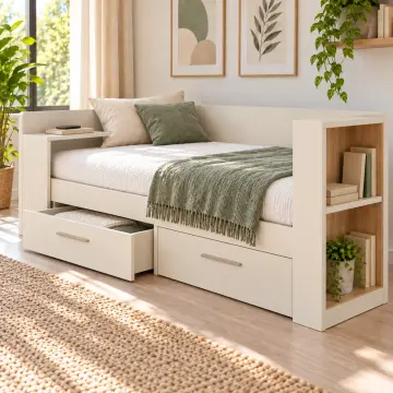 Seki 90x190 Çekmeceli Sedir