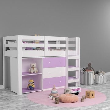 Aviva Kitaplıklı Ranza