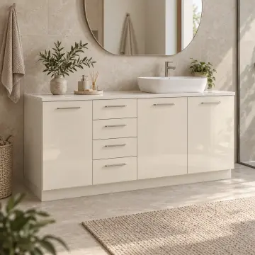 Solvessa High Gloss Banyo Dolabı 160 cm