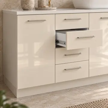 Solvessa High Gloss Banyo Dolabı 160 cm