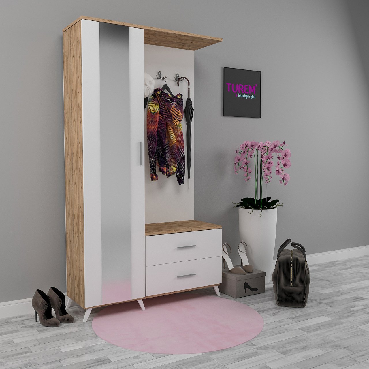 Melisa Aynalı Portmanto