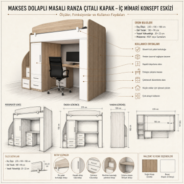 Makses Dolaplı Masalı Ranza